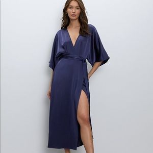 Aritzia Babaton Stanley Dress in Navy